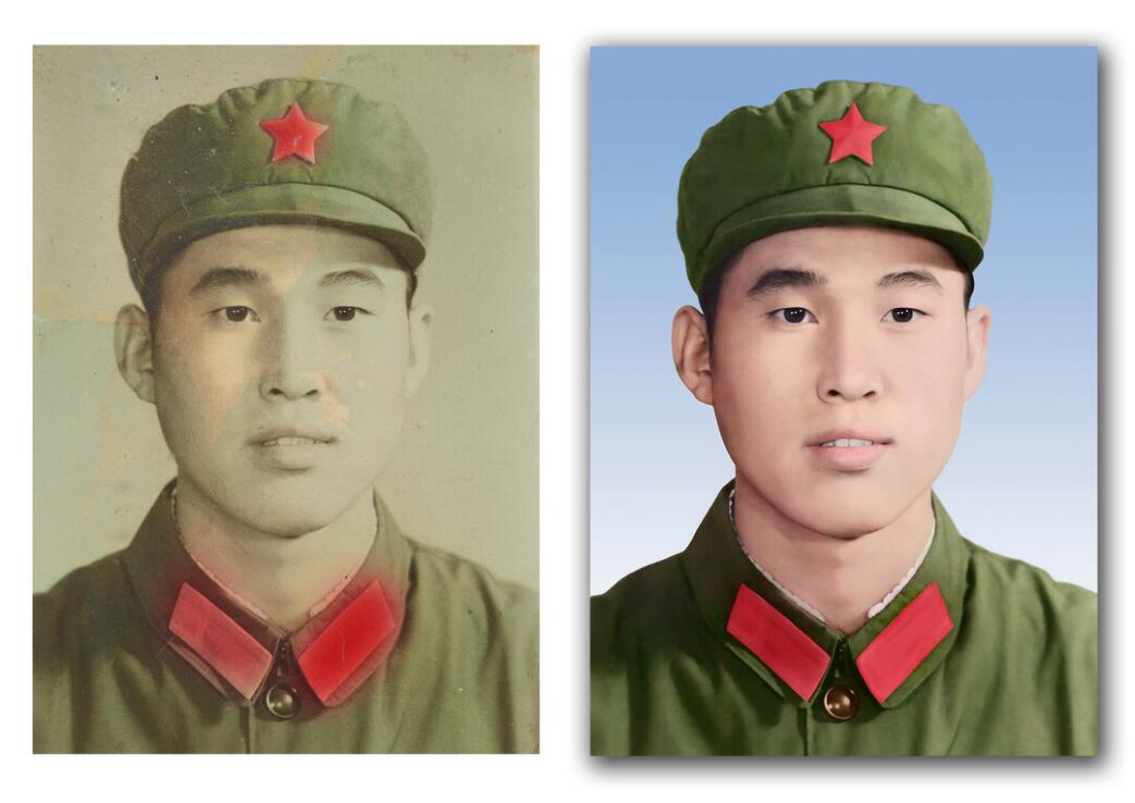 陇县破损照片修复-18